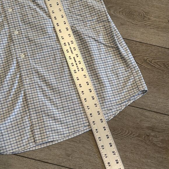 LL Bean Mens 17-36 Long Sleeve Button Down Plaid Wrinkle Resistant Shirts - Picture 4 of 8